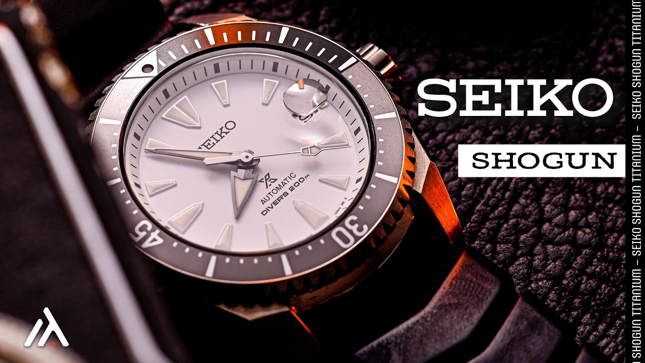 Seiko Shogun. Bueno, bonito y caro. Reloj de buceo automático. Titanio, 6R35, Prospex.