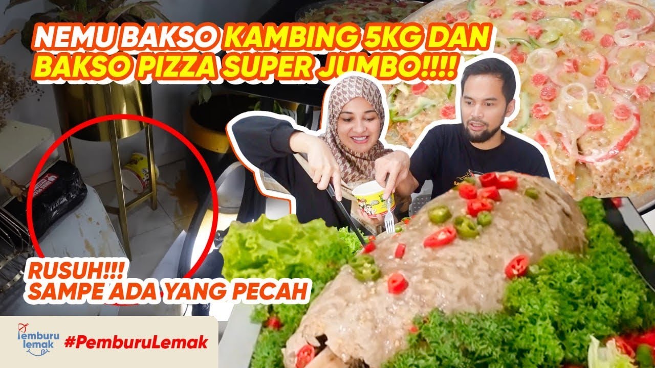 MAKAN BAKSO KAMBING 5 KG DEKET RUMAH ! EH MALAH PECAH!!#PemburuLemak