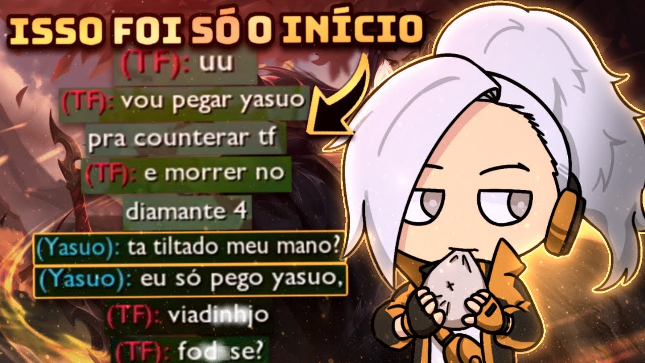 tiltei o TF ao ponto que ele começou a ofender min0rias (ridículo, virou o palhacinho da partida)