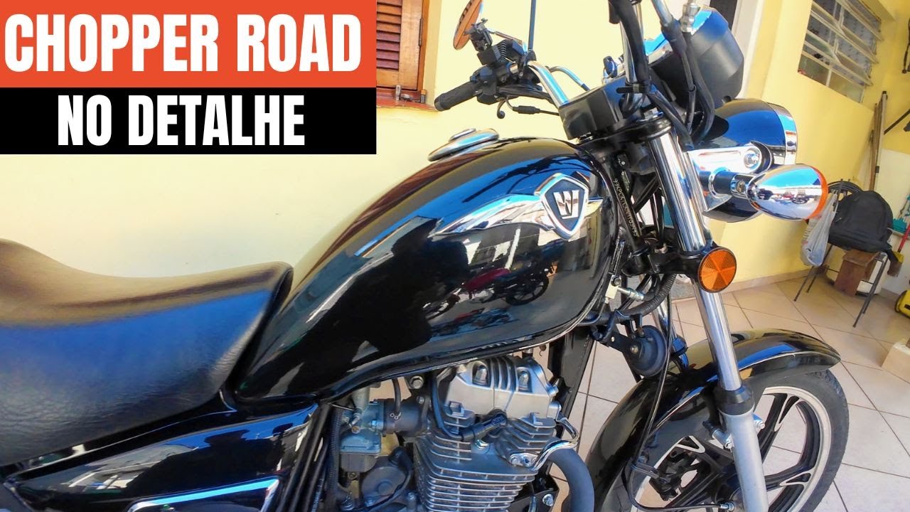 Roseno - Testando a HaoJue Chopper Road 150 no detalhe