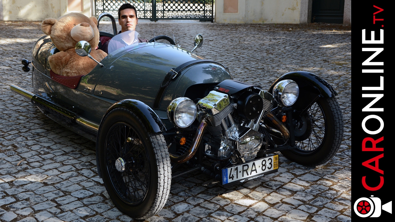 É CARRO ou MOTA? LOUCURA! MORGAN 3 Wheeler  [Review Portugal]