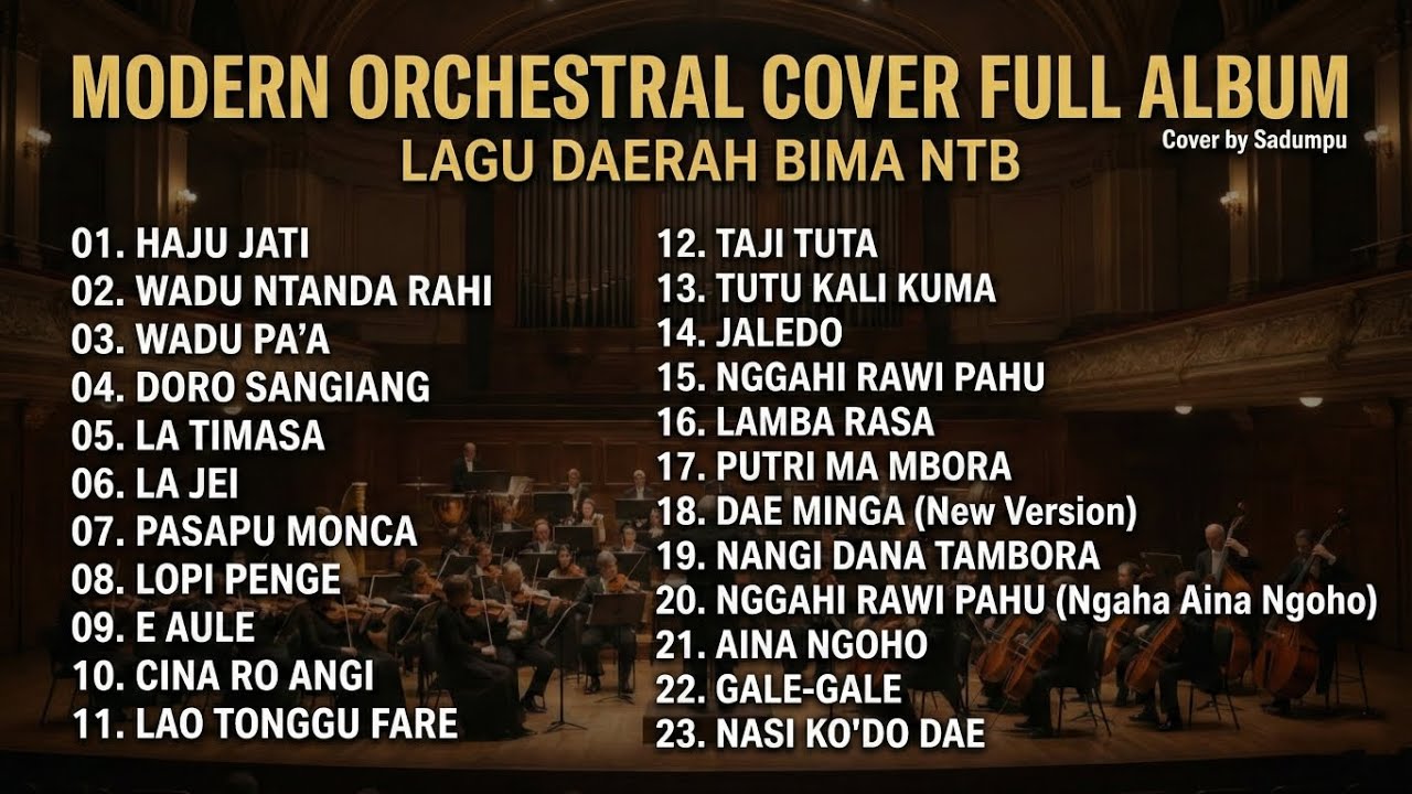 Lagu Daerah Bima NTB | Versi Orkestra Modern - Full Album Cover