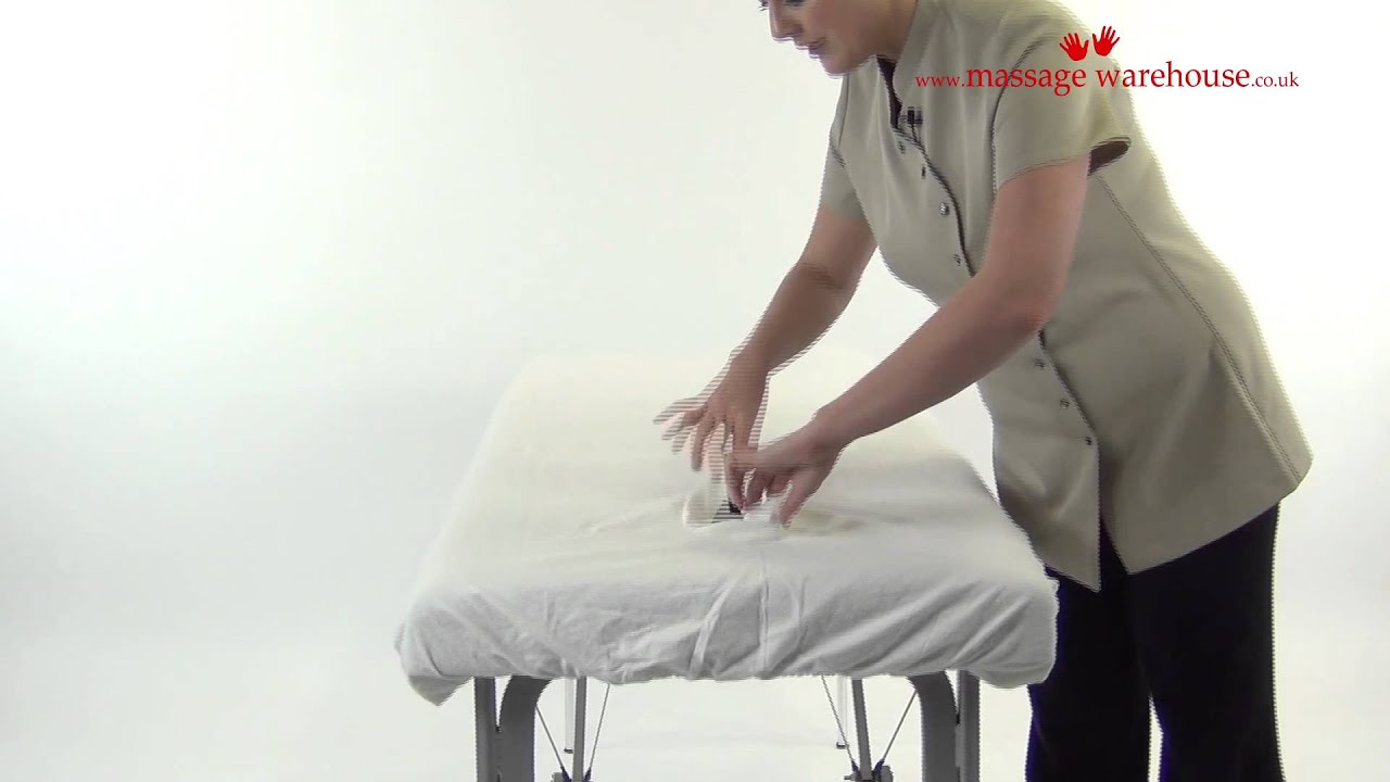 Fitted Couch Cover Demo for Massage Tables from Massage Warehouse UK