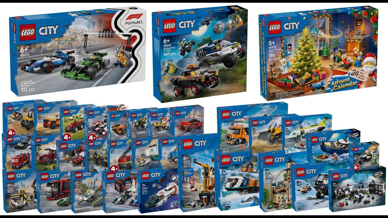 All LEGO City Sets 2025 Compilation/Collection Speed Build
