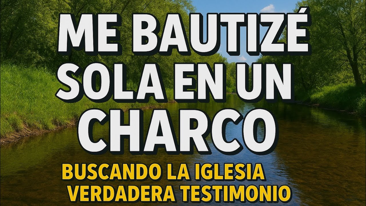Me bautiz&eacute; sola en un charco buscando la  iglesia  verdadera #testimonio #cuba #cristiano 