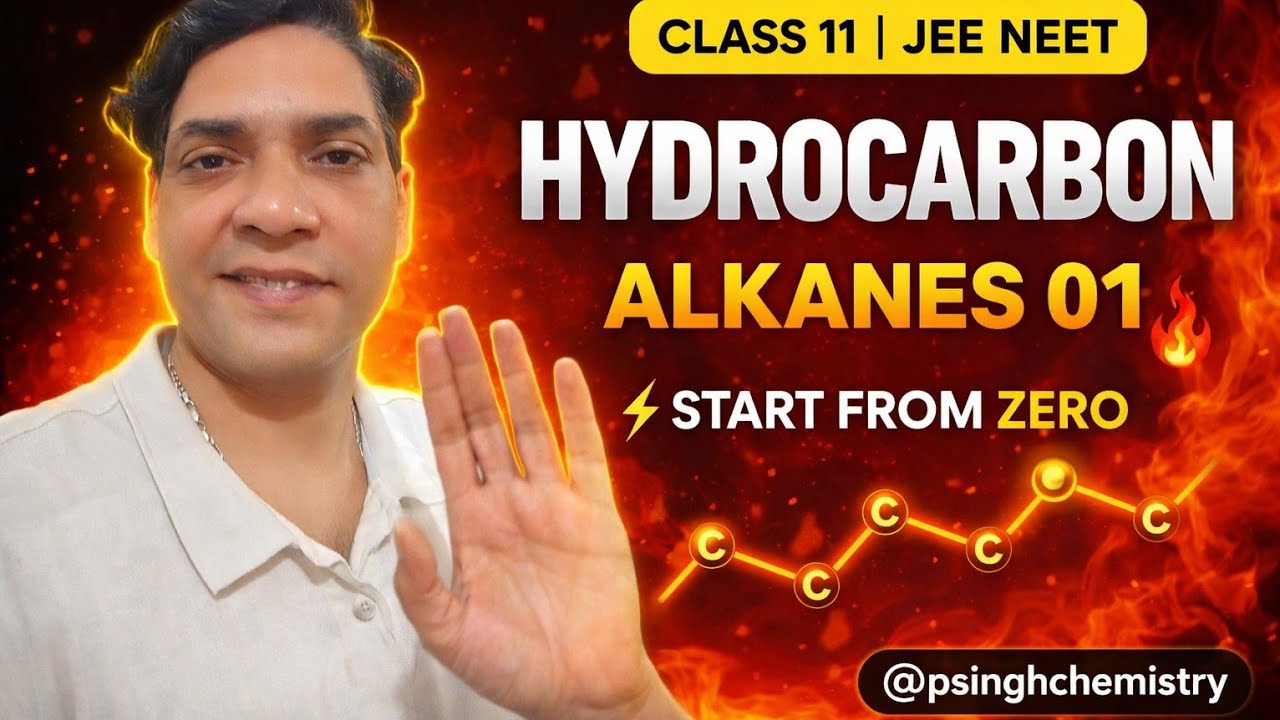 Hydrocarbon | Alkanes 01 | 30 Organic Chemistry CLASS 11 JEE NEET