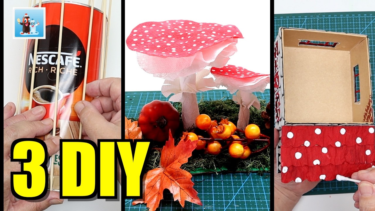 Fall in LOVE with These 3 DIY Crafts Ideas