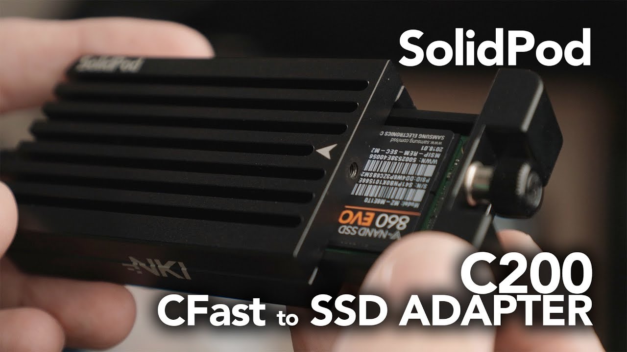 SolidPod Review - CFast to SSD adapter for RAW Recording with the Canon C200