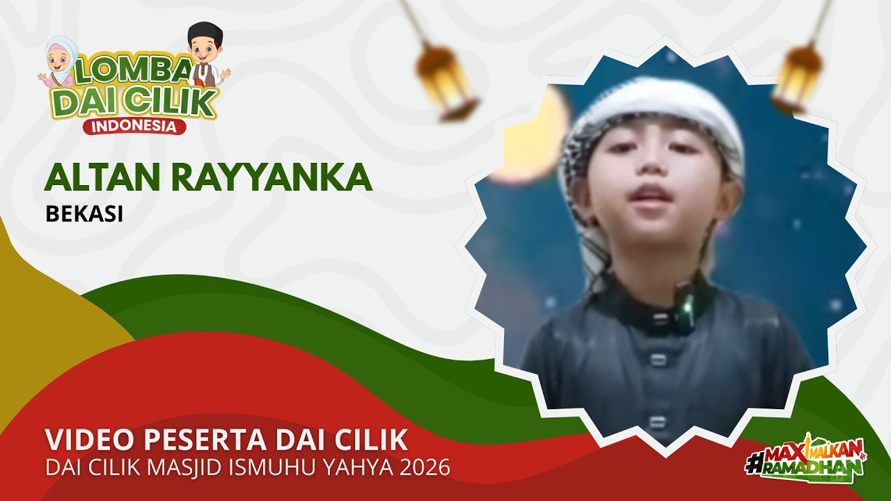 Altan Rayyanka | Dai Cilik Masjid Ismuhu Yahya 2026