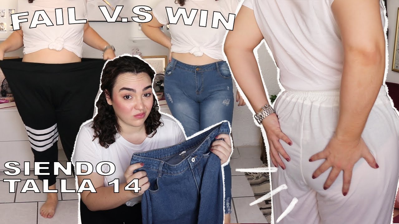 GORDITA PRUEBA PANTALONES DE TIENDA CHINA (Haul Romwe Tallas Extras)
