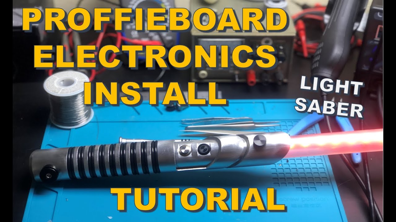 How to Install a Proffieboard into an Empty Lightsaber Hilt - DIY Build Guide