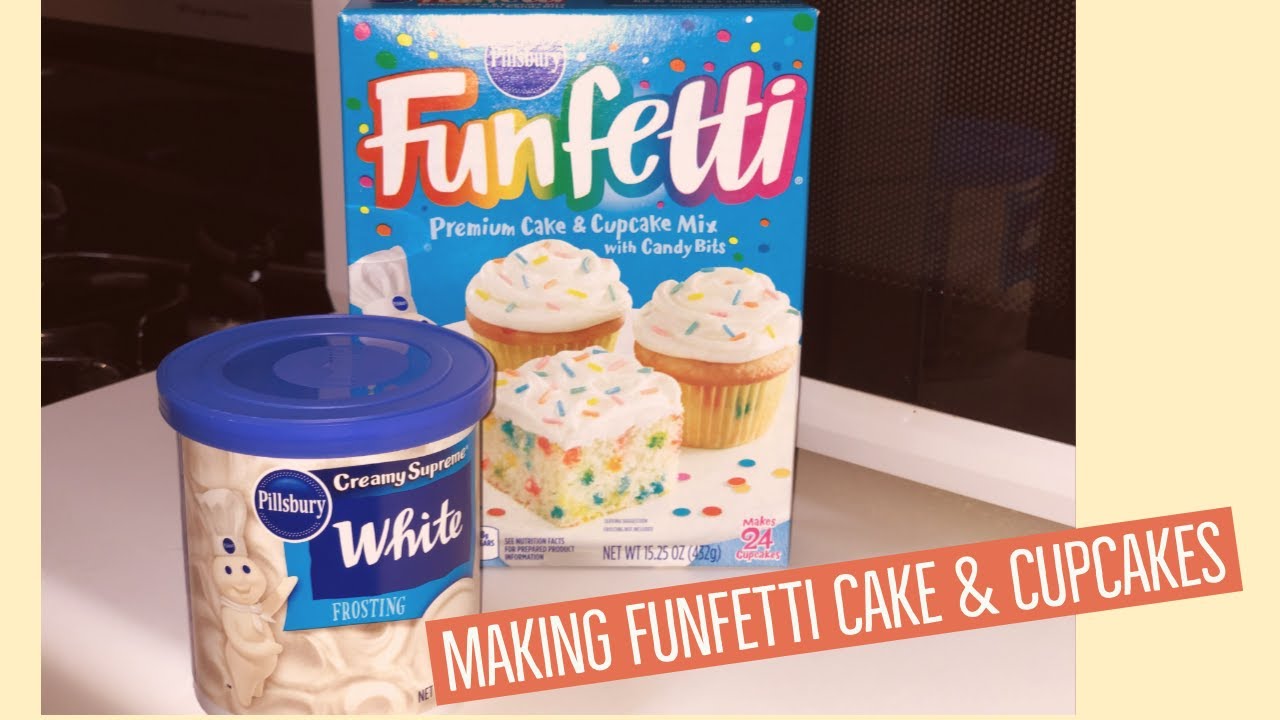 Making Funfetti Cake & Cupcakes