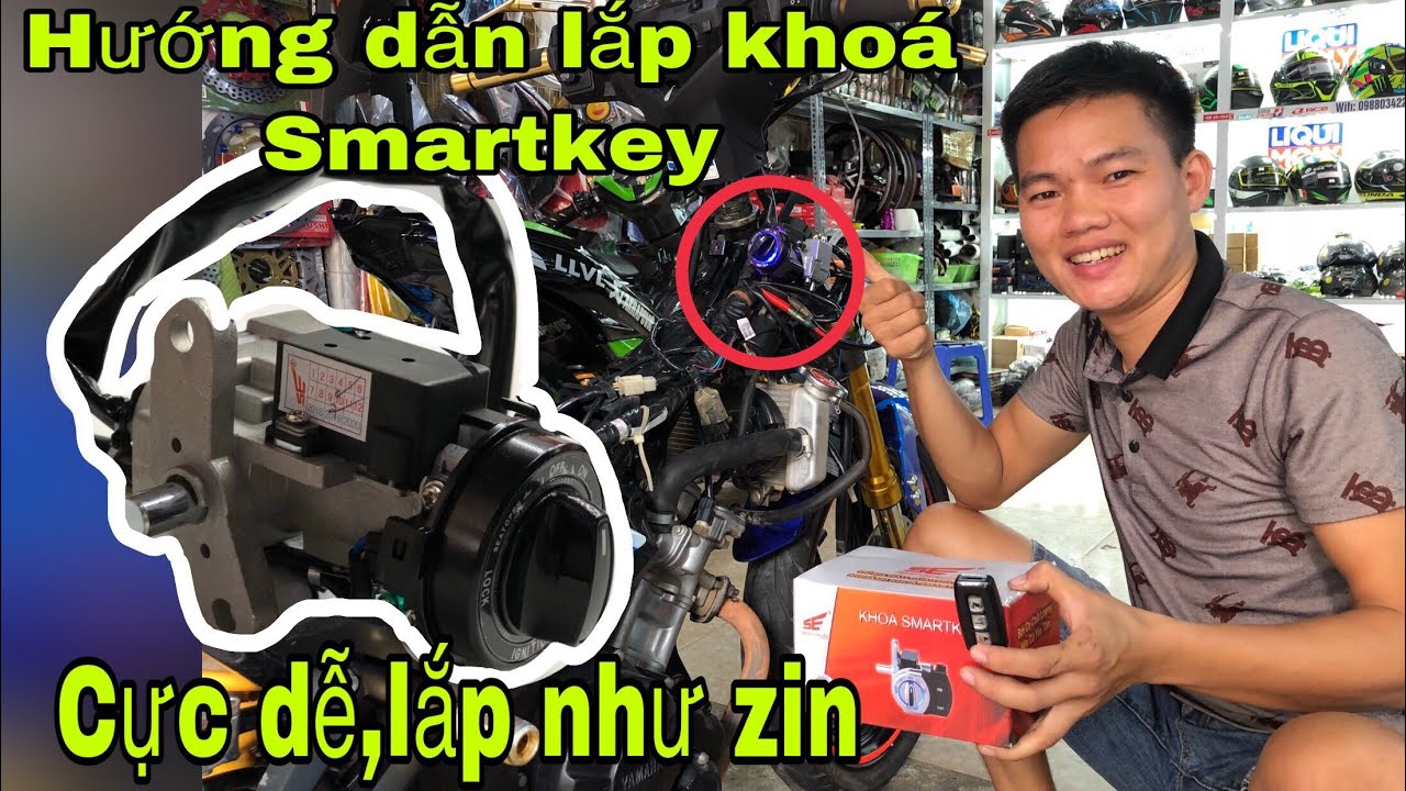 Exciter.150 Lắp Khoá Smartkey Mới Nhất 2019,Đa Chức Năng Cao Cấp,Lắp Khoá Smartkey Cho Exciter.150
