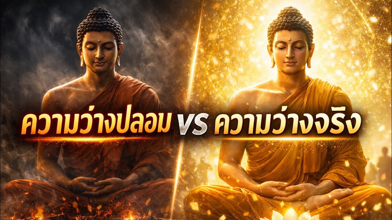 ความว่างปลอม vs ความว่างจริง: ต่างกันตรง “เชื้อของพบ” ที่ยังซ่อนอยู่ในใจ