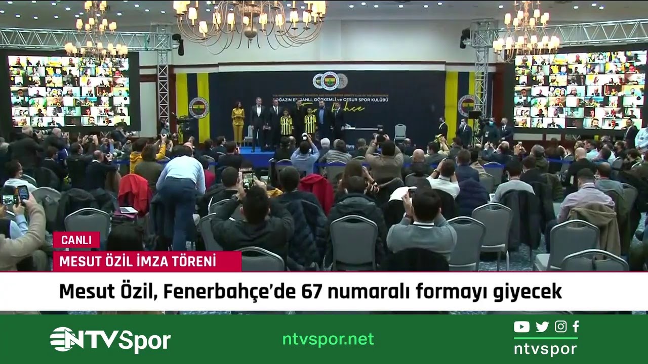 CANLI - Mesut Özil imza töreni