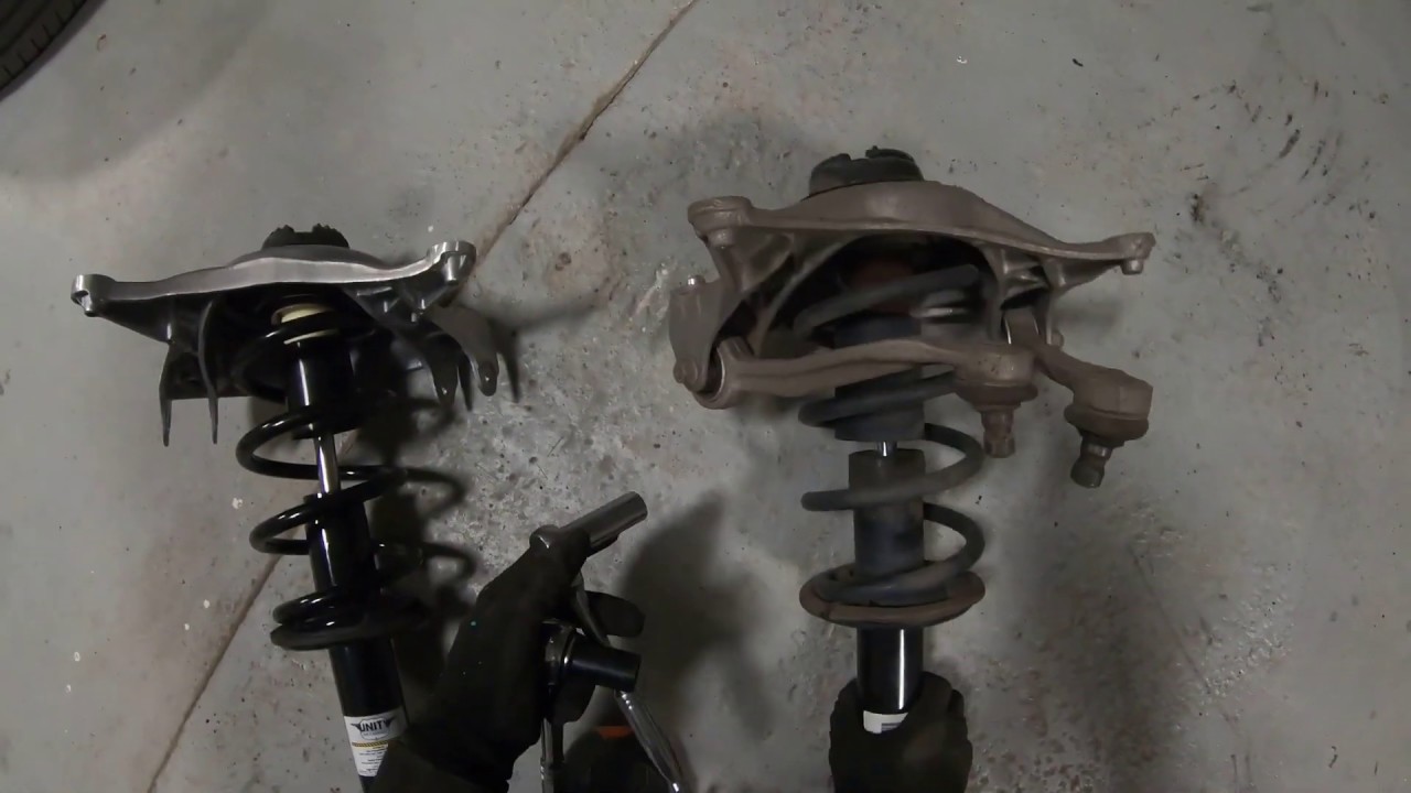 Audi B8 A4 Quattro 2.0T Front Strut Replacement