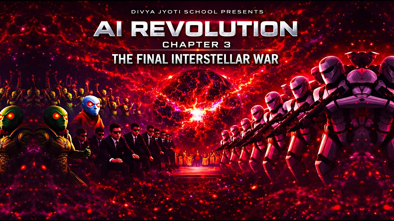 AI Revolution Grand Finale – The Final Interstellar War | Annual Day 2025 | Divya Jyoti School Daman
