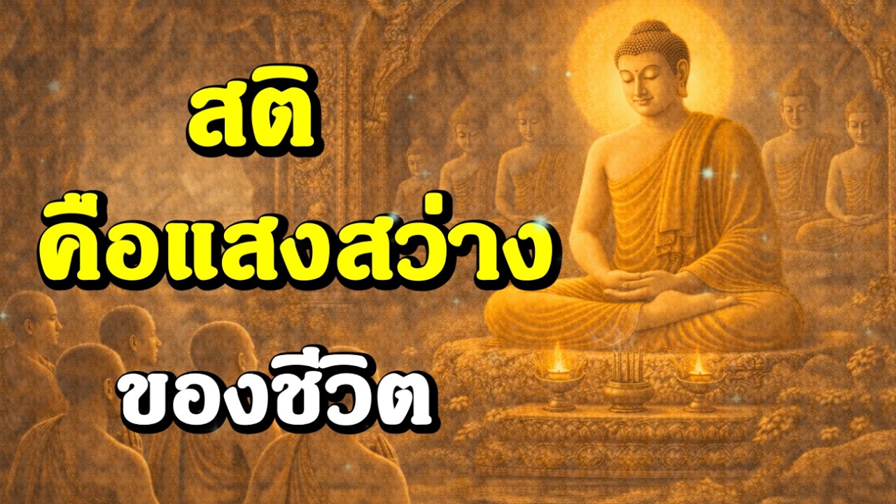 สติคือแสงสว่างของชีวิต | ฟังธรรมะก่อนนอน , ฟังธรรมก่อนนอน | Ep.243