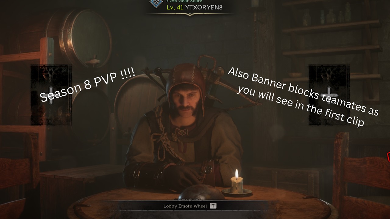 Season 8 Dark and Darker PVP BTW fortified banner blocks teamates!!