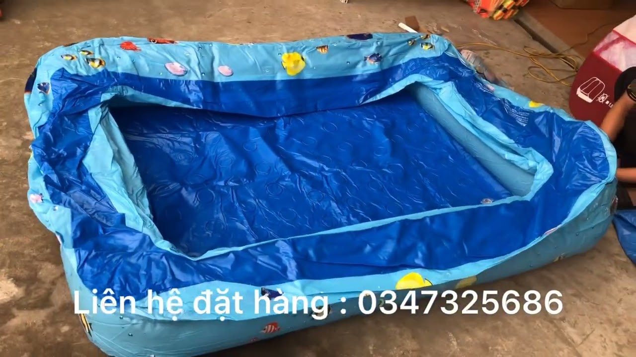 Bể bơi cho b&eacute;. Bể bơi phao trong nh&agrave; #beboiphao #beboitrongnha #beboithongminh