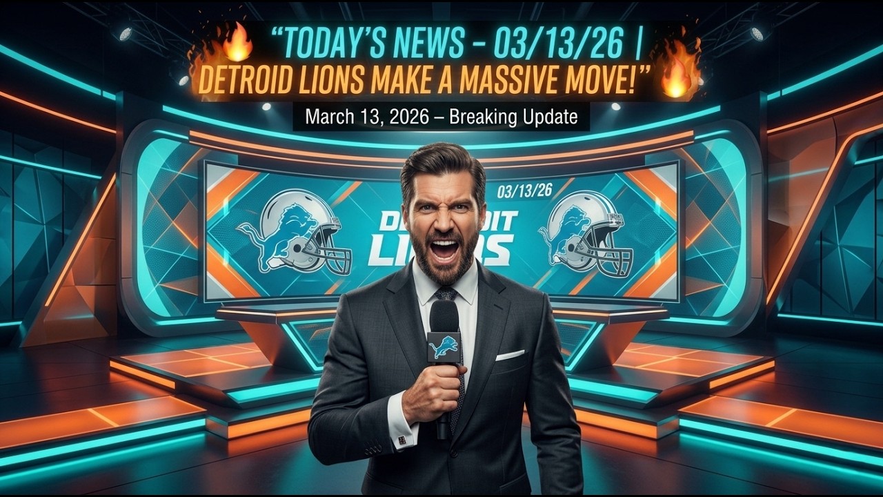 Detroit Lions Youth Movement Is Changing the Entire Team | Lions News Today 03/13/26