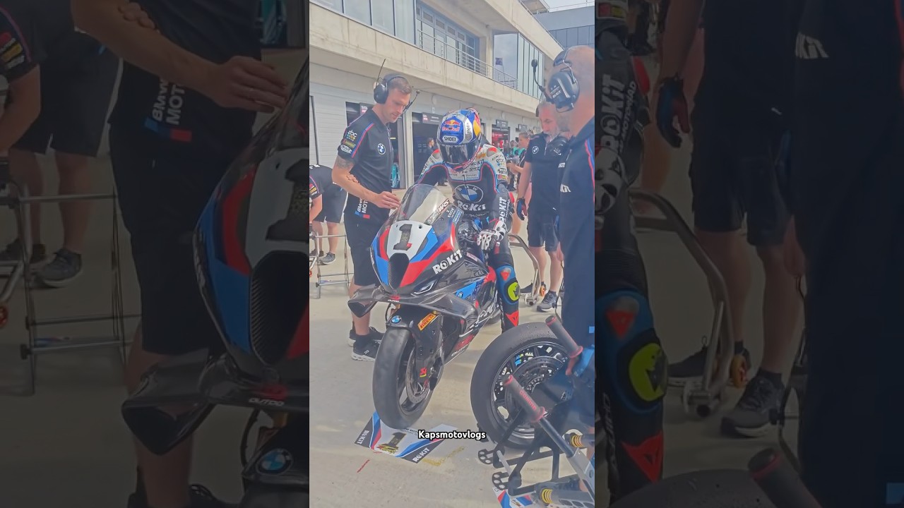 BMW S1000RR MotoGP 🔥 Race Track | Public Reactions 😱 #viral #trending #shorts #bmw
