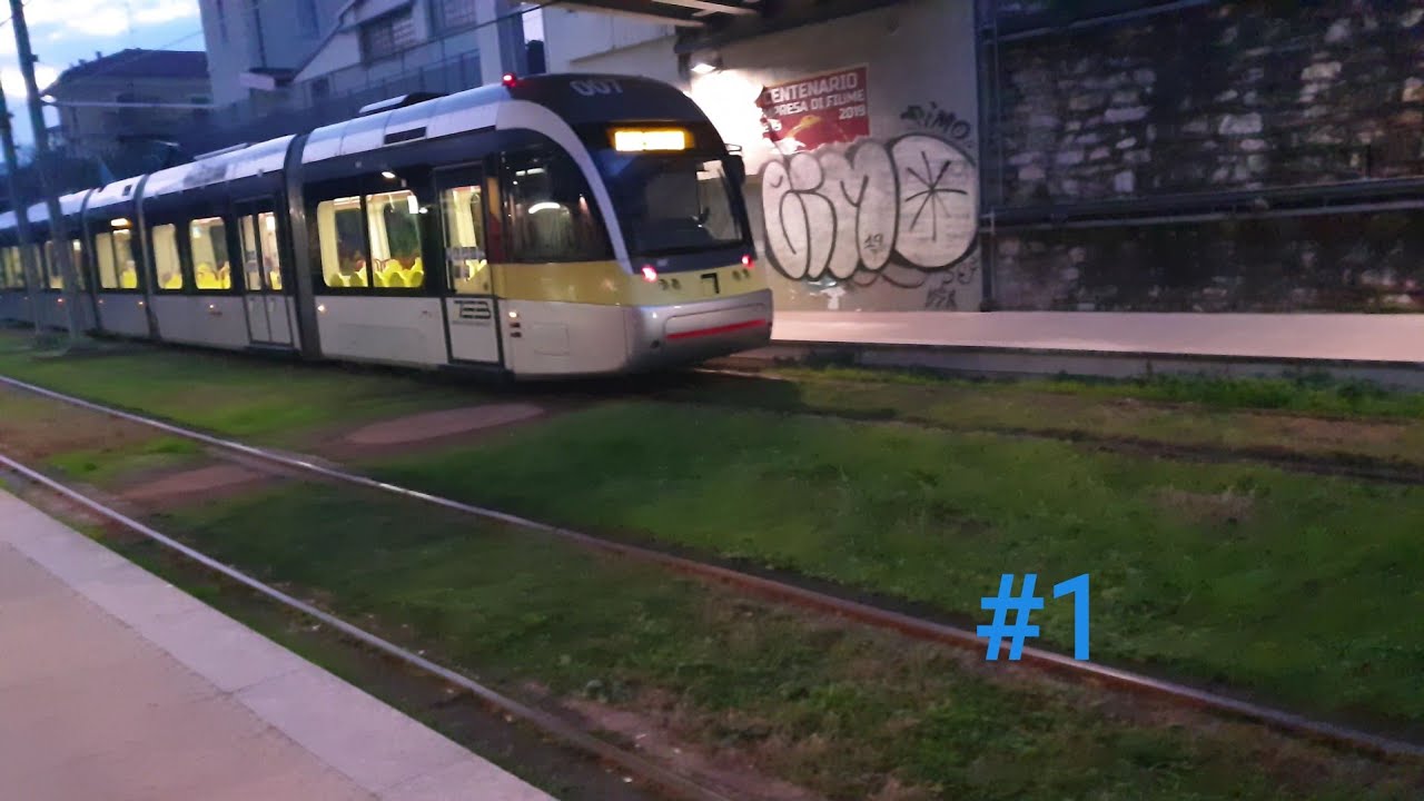 Arrivi e Partenze a Bergamo Borgo Palazzo #1 (Tranvia Bergamo-Albino)