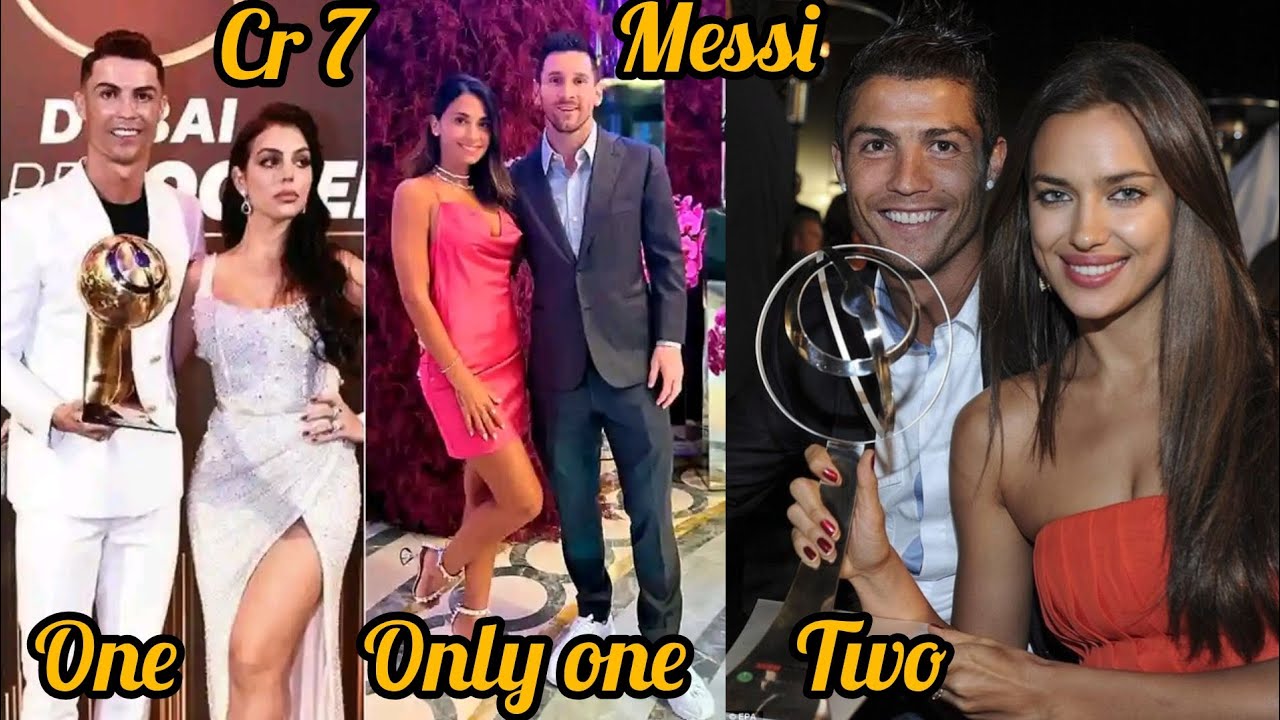 Cristiano Ronaldo Vs Lionel Messi One Girl Friend Vs Two Beautiful ❤️❤️ Ex Girlfriend #cr7 2Messi1Ex