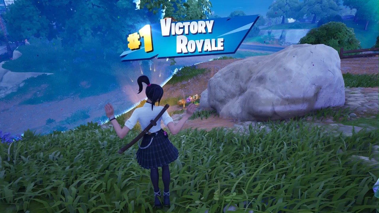 YUKI YUBARI Skin Solo Gameplay in FORTNITE!