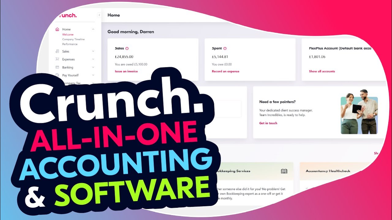 Here's Why Innovative Software + Unlimited Accounting Support = Crunch.