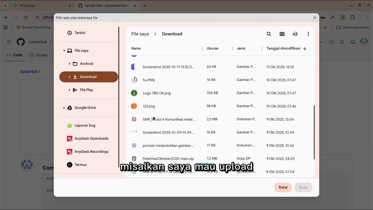 Hosting gratis dan domain gratis dengan Github