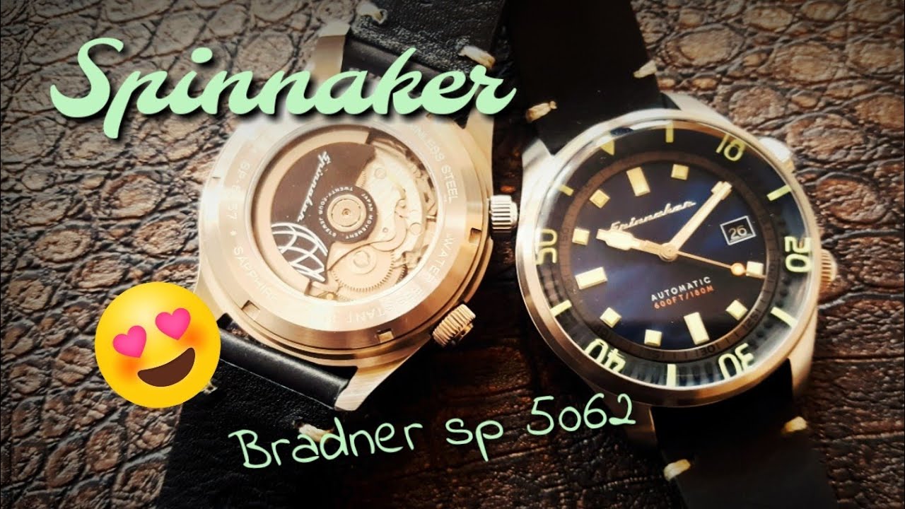 Diver Super Compresor Spinnaker Bradner sp-5062 y sorpresa 🎁 sp-5057 un reloj Prowatchvan