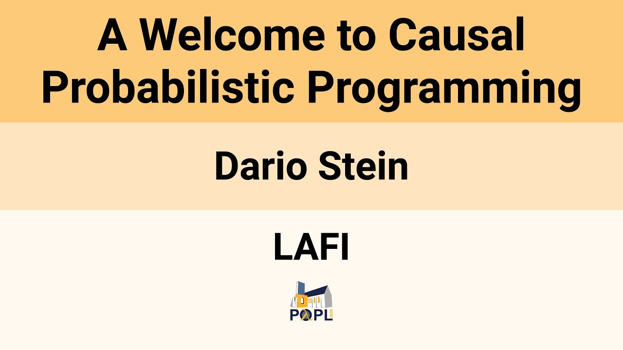 [LAFI'26] A Welcome to Causal Probabilistic Programming