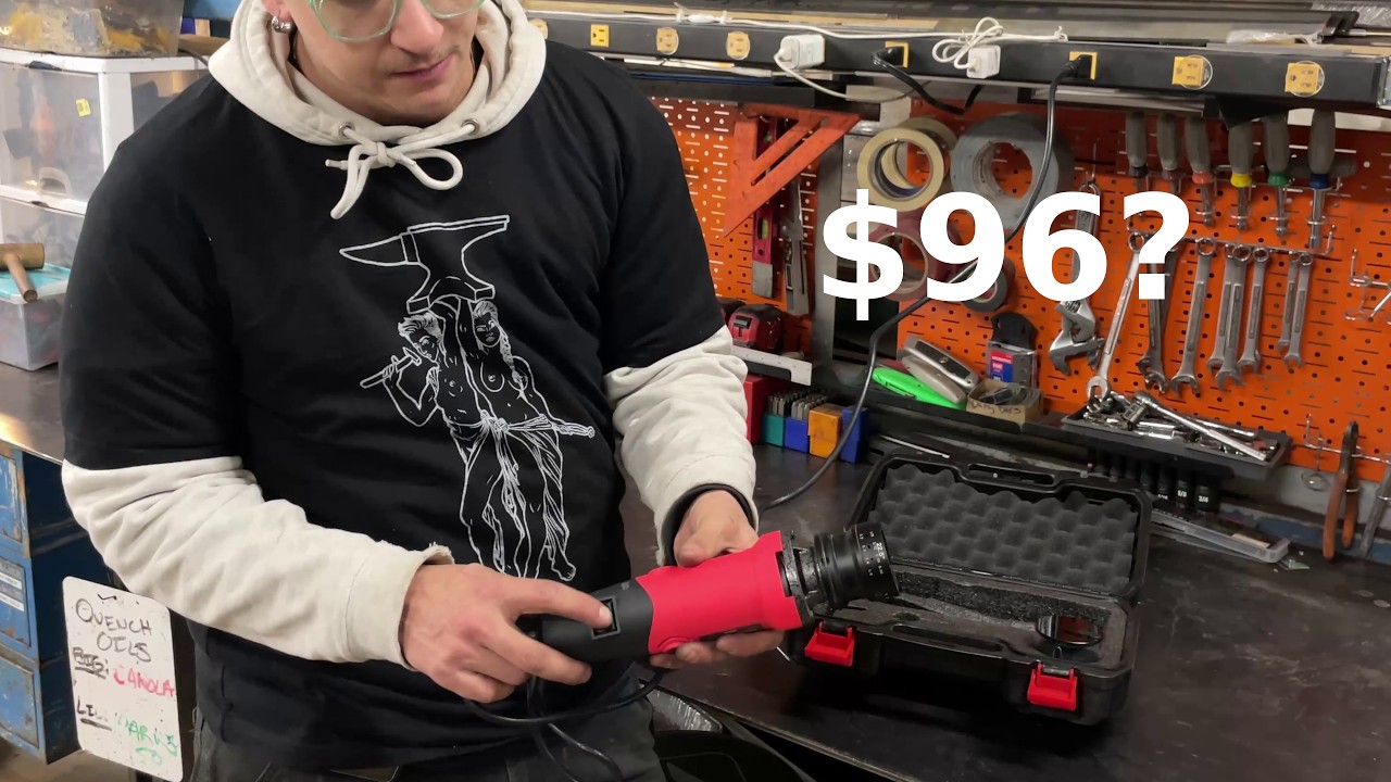 A $96 Tungsten Grinder-- Worth it? YESWELDER Tungsten Electrode Sharpener for TIG Welding Review