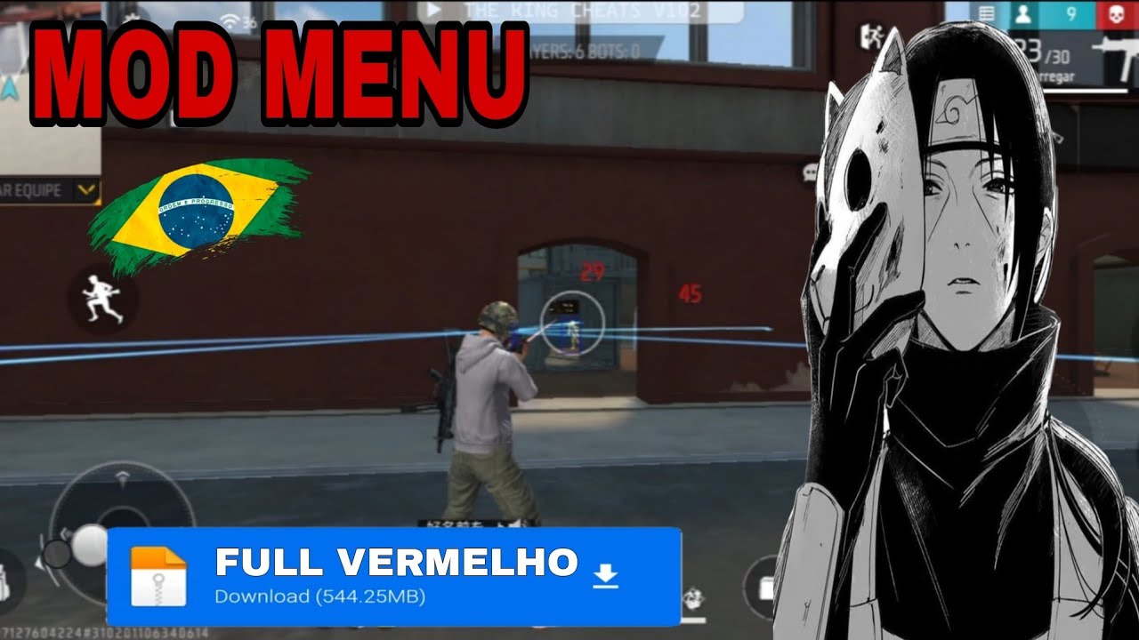 ✅️ FREEFIRE NEW UPDATED MOD MENU THE KING CHEATS  ANTIBAN FREE ✅️