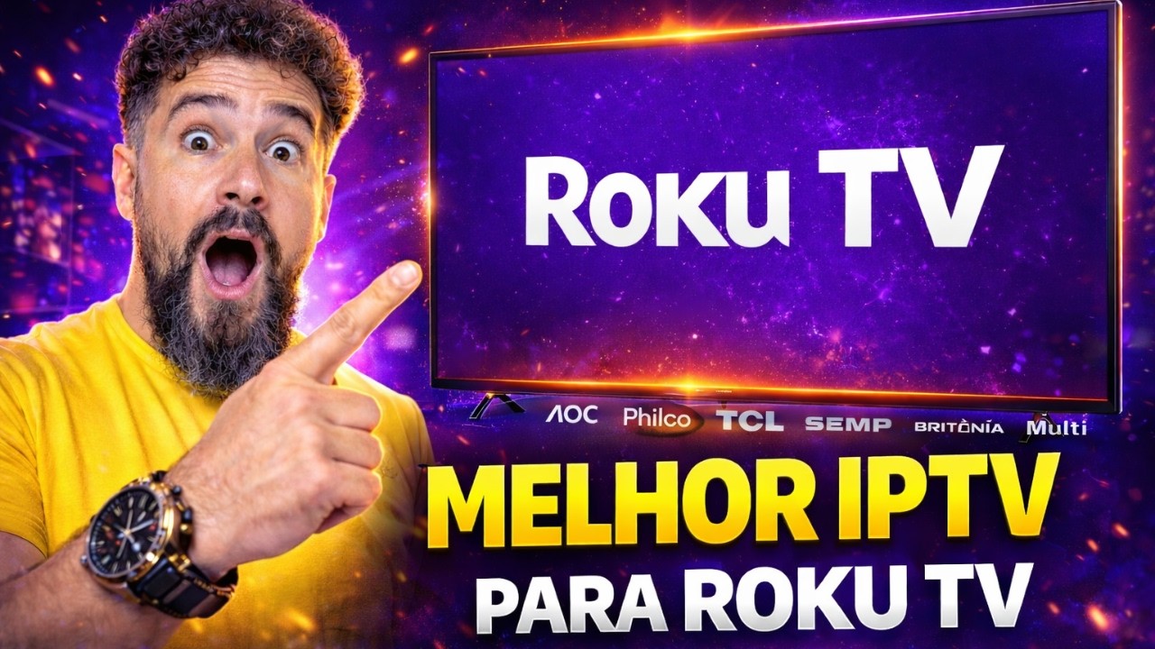 🚨 MELHOR IPTV PARA ROKU TV - TESTADO AO VIVO E APROVADO