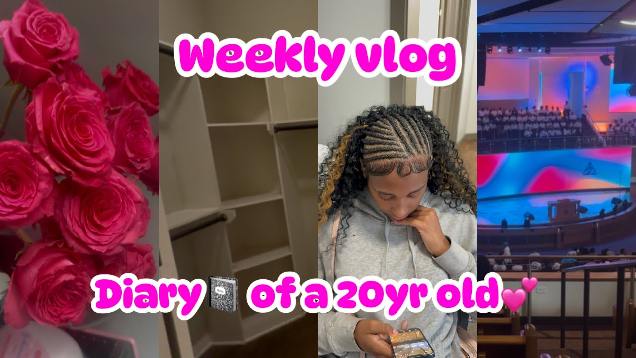 Diary📓of a 20yr old ep. 8💕 Apartment hunting🏡Waxing, Church⛪️, Hairstylist💇🏾‍♀️| Adrienne Jordan
