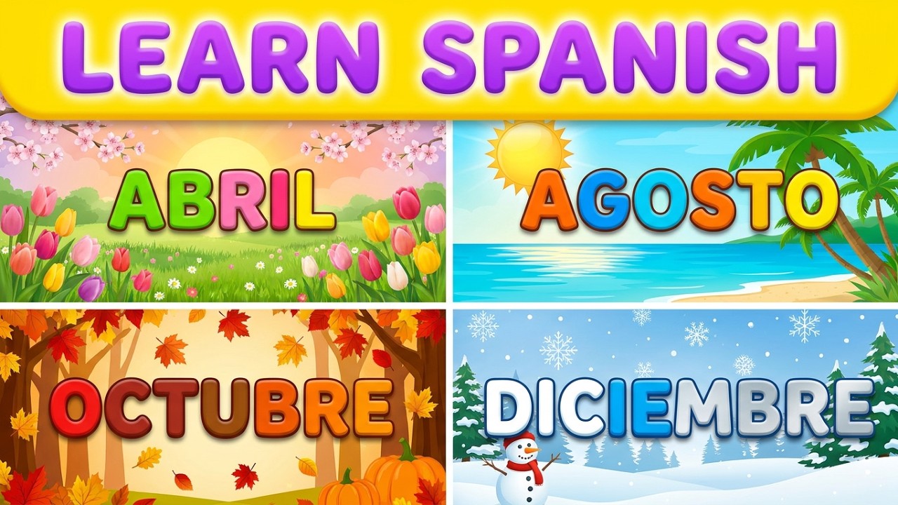 months of the year song - Spanish