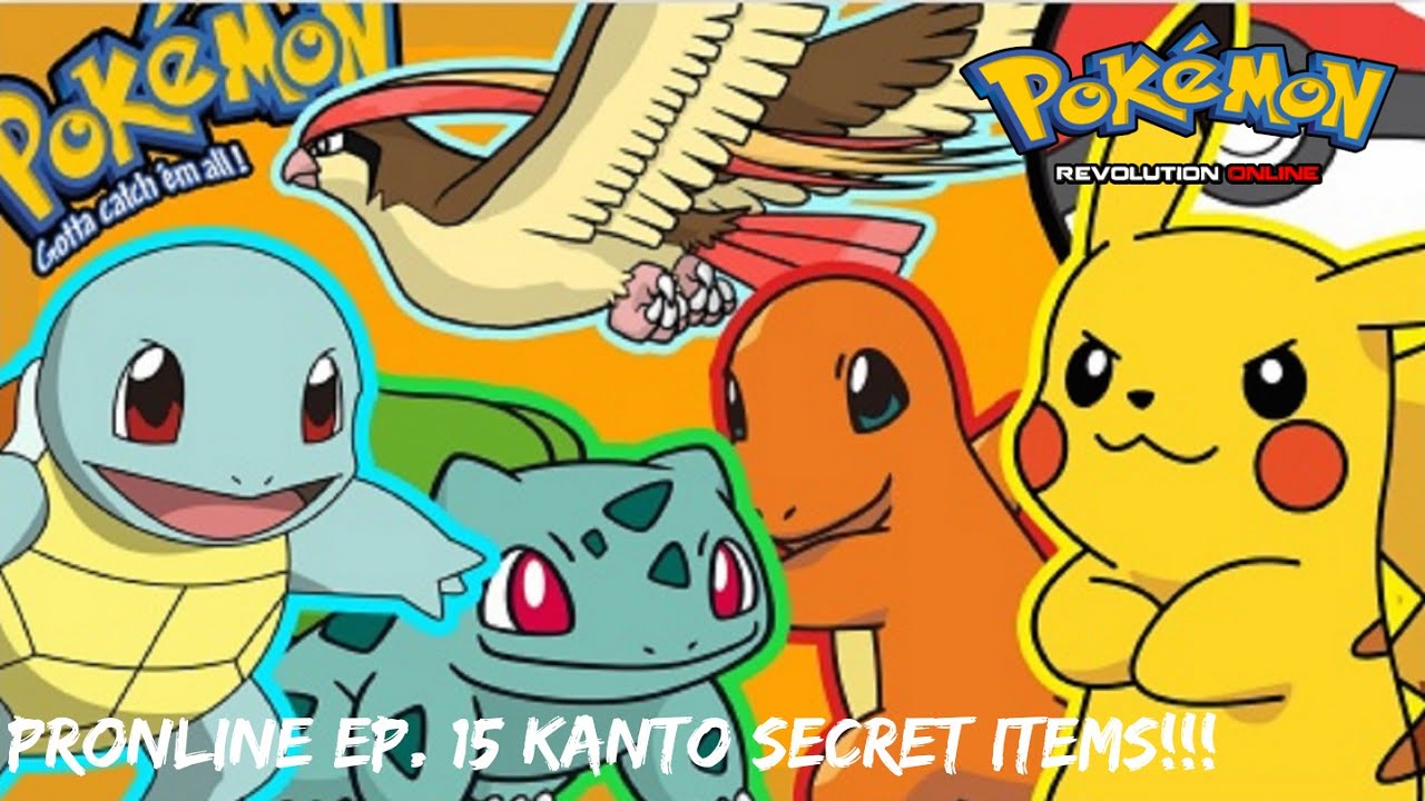 Pokemon Revolution Online - Эпизод 15 Канто СЕКРЕТНЫЕ ПРЕДМЕТЫ!!!