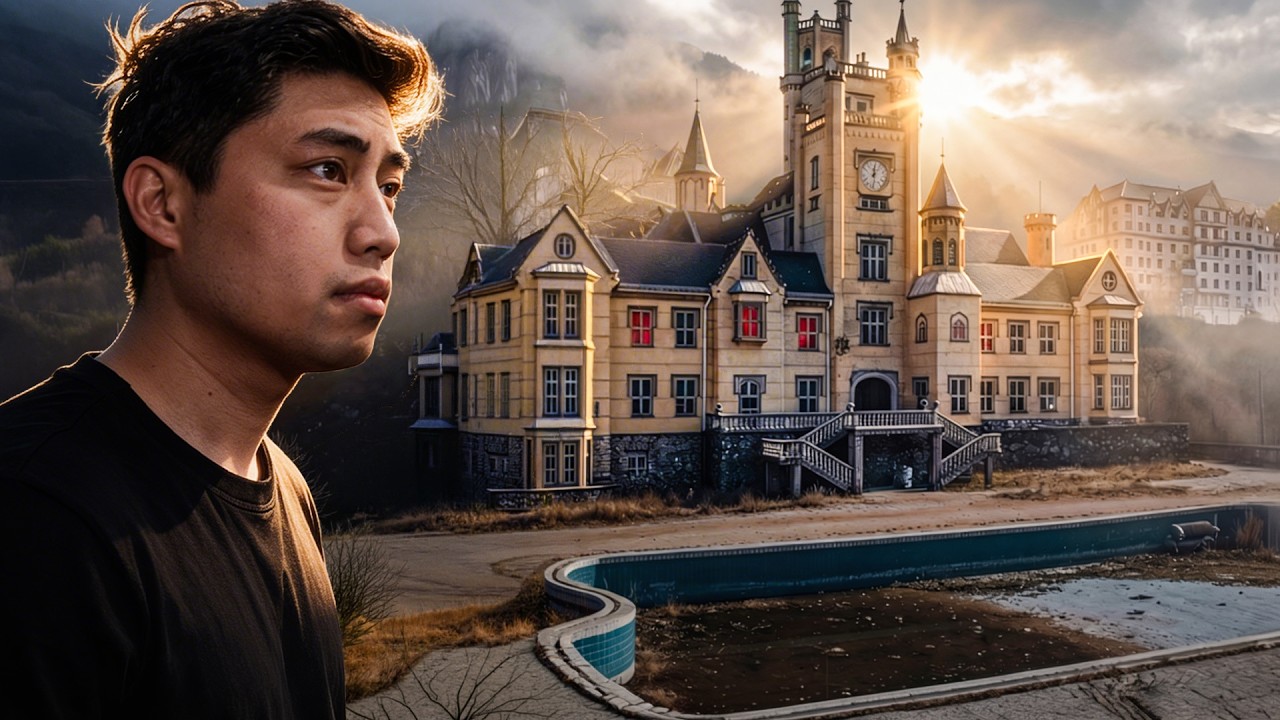The Largest Abandoned Disney Castle Resort With Oversize Swimming Pool