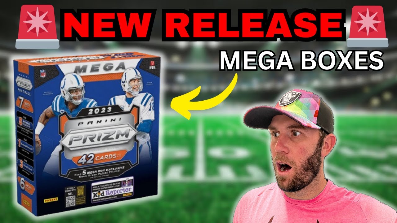 THESE ARE AWESOME!!!🔥 2023 PRIZM FOOTBALL MEGA BOX REVIEW! [WALMART EXCLUSIVE] 🏈