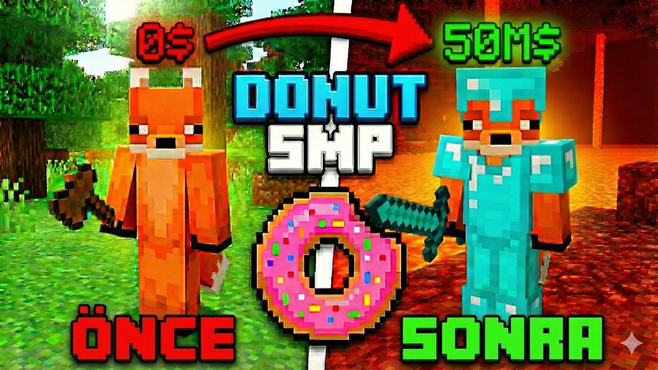 DonutSMP'de 0'dan 1 MİLYAR DOLARA | B3 ( $2.5M -- $50M )