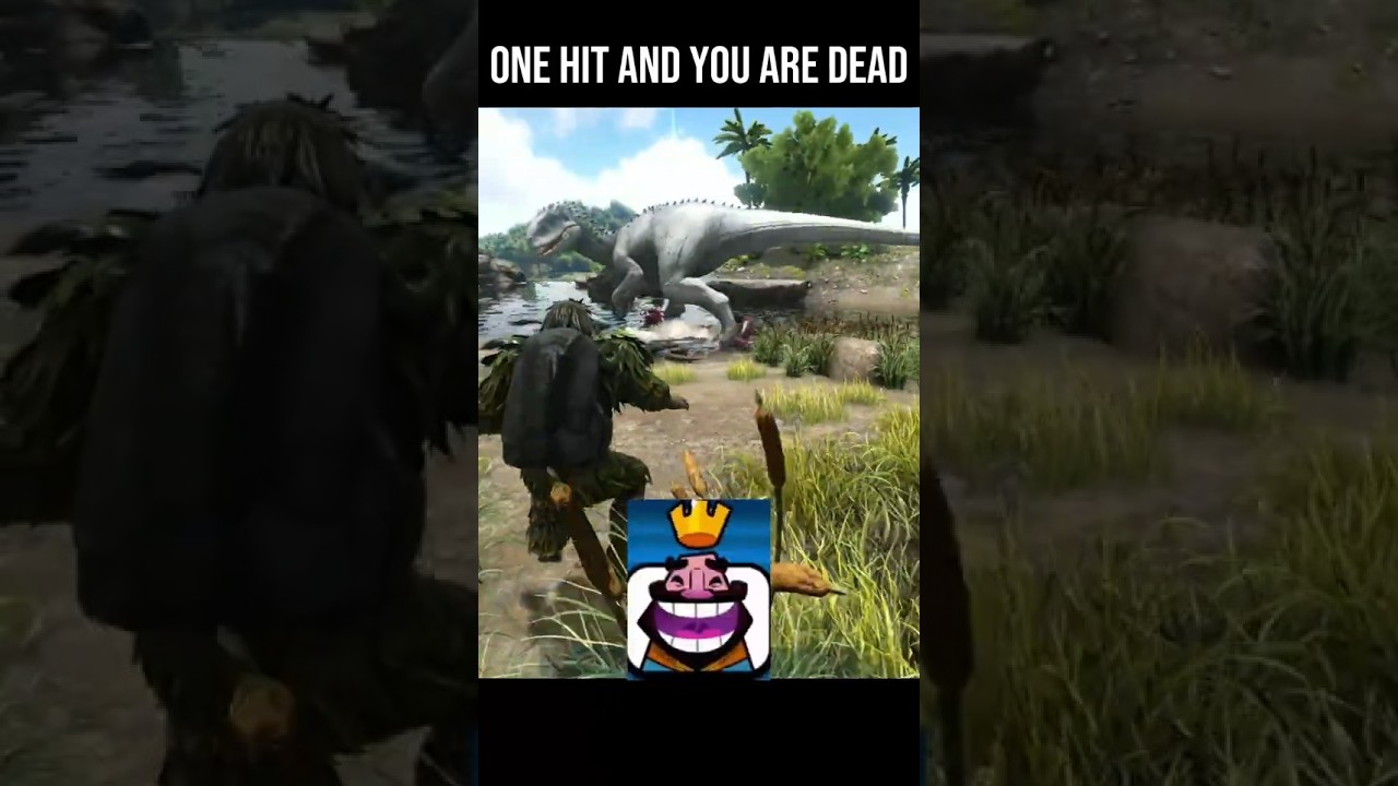 One hit and YOU are DEAD ! #dinosaur #arksurvivalevolved #arksurvivalascended #ark