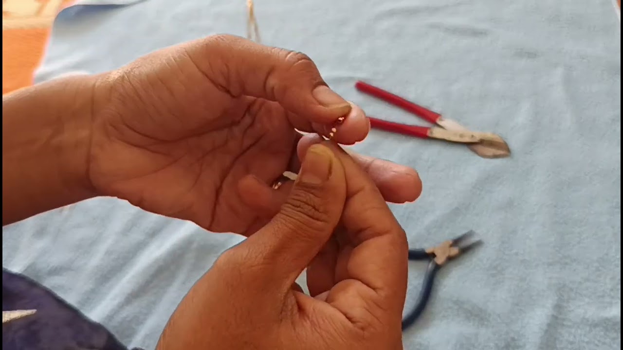  How to make handmade jewellery at home..step by step peacock jewellery making tutorial..