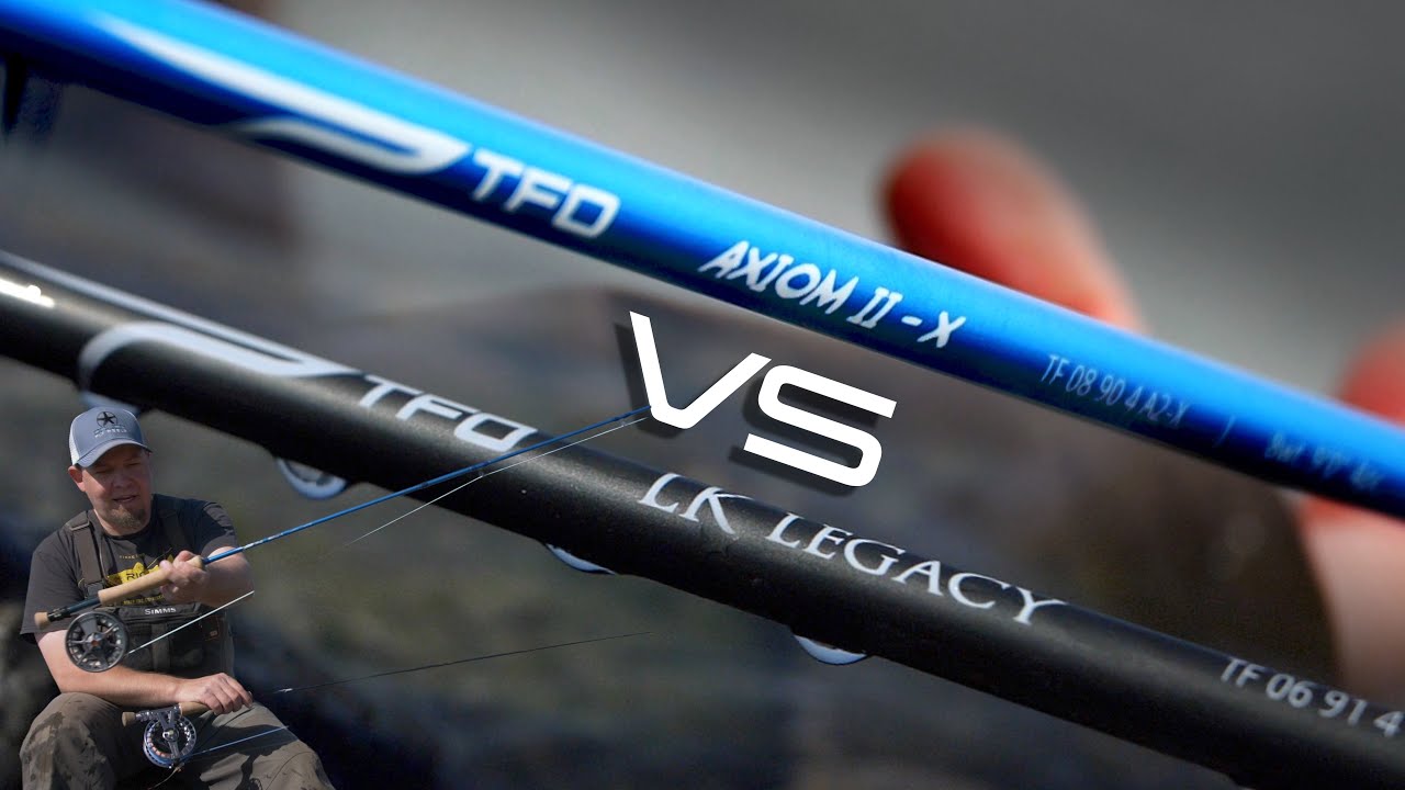 СТЕРЖНИ TFO — AXIOM II против LK LEGACY