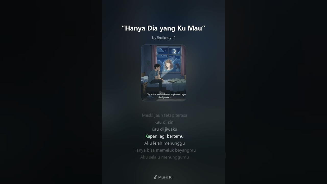 HANYA DIA YANG KUMAU