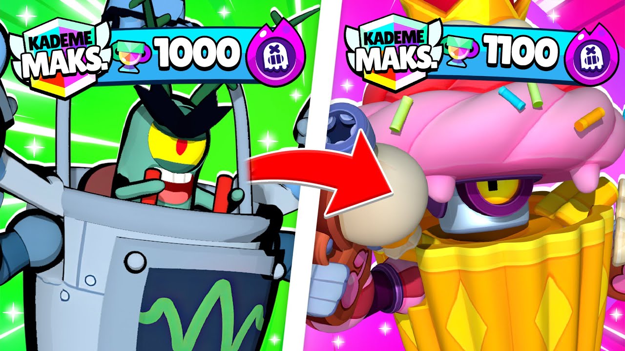 Darryl 1100 Kupa | Strateji mi Şans mı? | Nilüfer Yaprağı – Brawl Stars