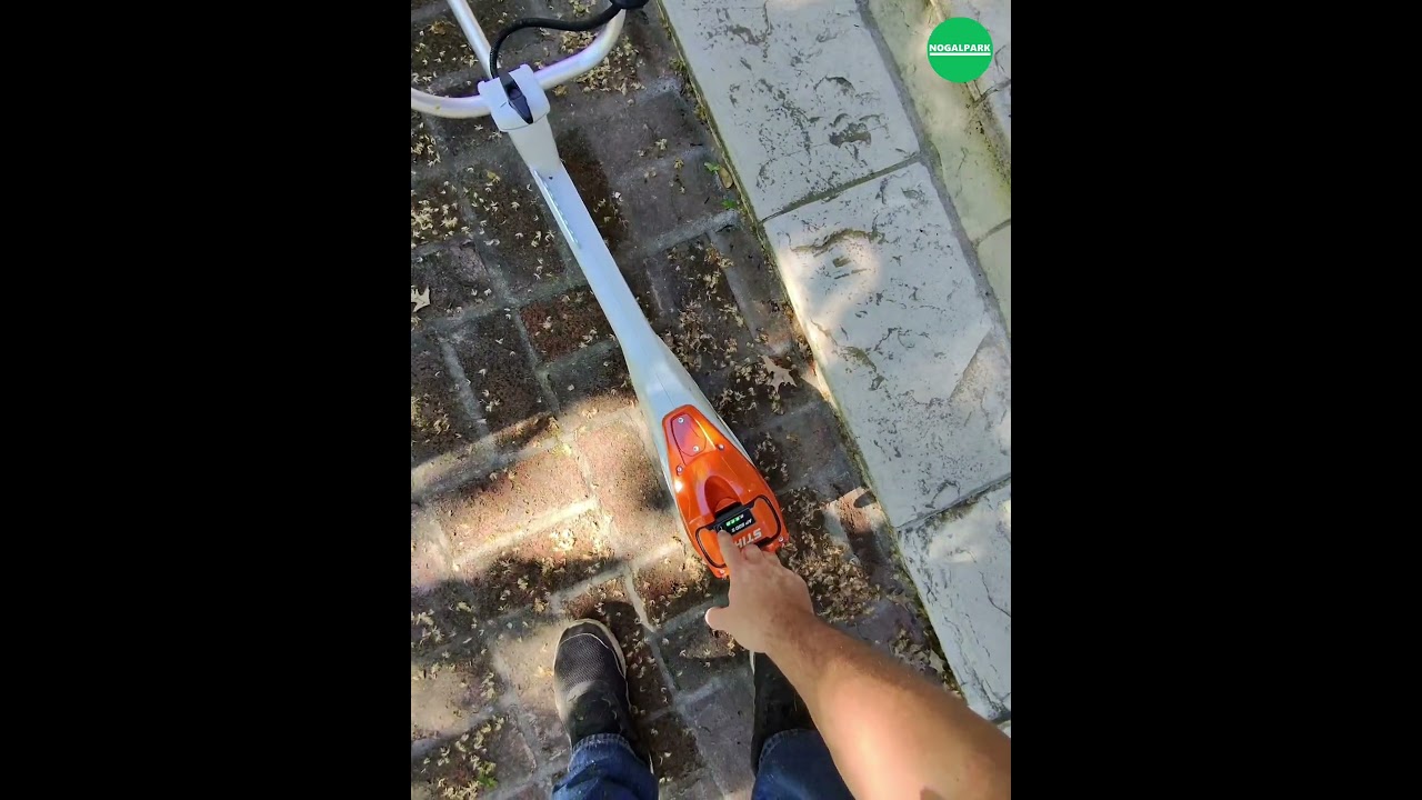 ⚙️ Demostración rápida: Motoguadaña a batería STIHL con batería AP 500 S