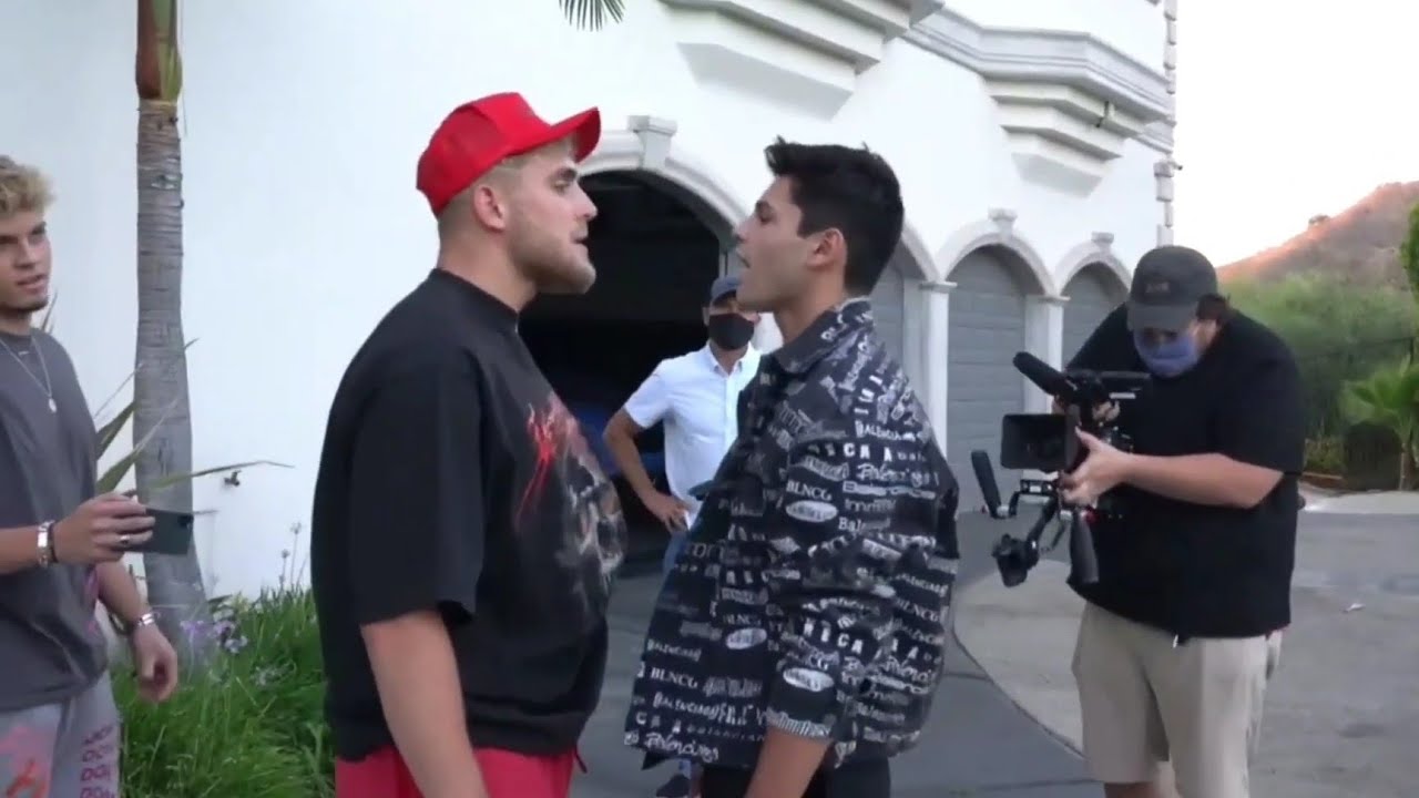 Ryan Garcia Face to Face with Jake Paul