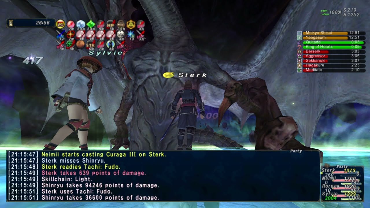 [FFXI] An Average Shinryu VD Fight (Tri-box)